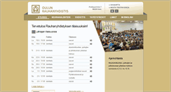 Desktop Screenshot of oulunrauhanyhdistys.fi