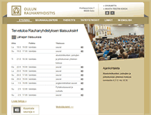 Tablet Screenshot of oulunrauhanyhdistys.fi